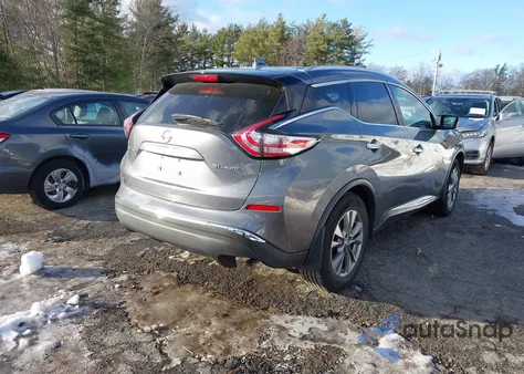 2016 Nissan Murano Sl z USA, uszkodzony, nr VIN 5N1AZ2MH6GN141847